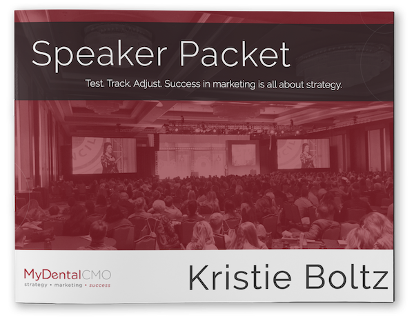 Kristie Boltz Speaker Packet - dental CMO
